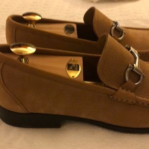 Mens Salvatore Ferragamo suede shoes